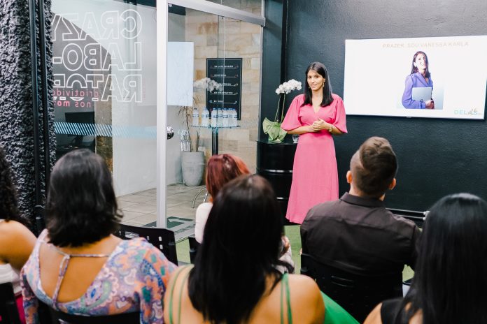 O Evento também contou com a palestra sobre Empreendedorismo feminino e seu legado de Vanessa Silva, do Sebrae.