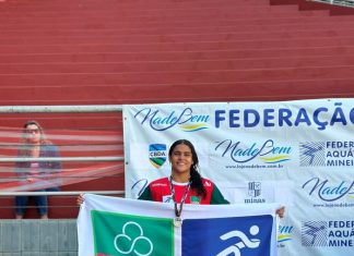 Amanda Ornelas, da equipe Sicoob Vale do Aço/Usipa conquista cinco medalhas na Supercopa de Natação e confirma grande fase da carreira