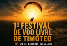 1º Festival de Voo Livre de Timóteo abre as asas na Rampa da Fazenda Maia