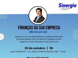 Gestão financeira será tema de palestra gratuita promovida pelo Sindimiva e APL Metalmecânico durante o Sinergia